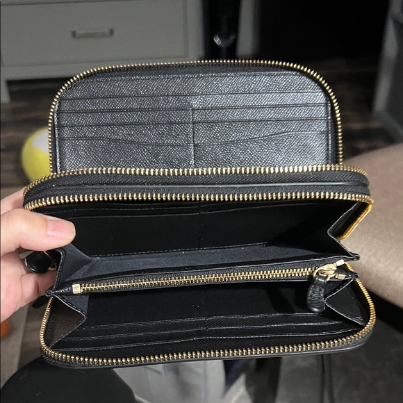 Coach Black Travel Wallet - Picture 5 of 6